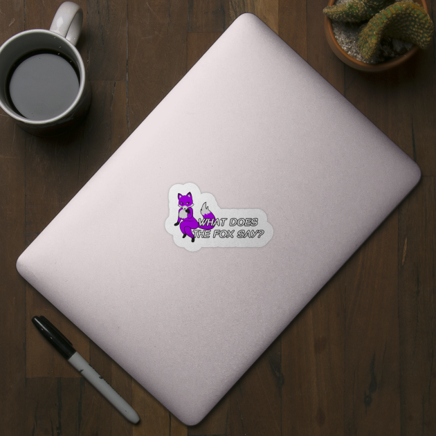 What does the fox say? - Purple by Brony Designs